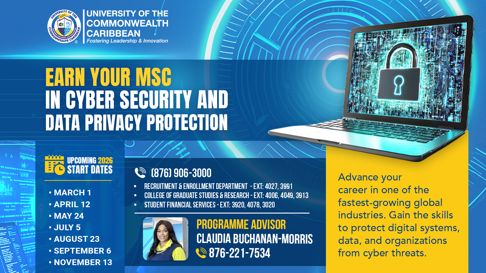 MSc. in Cyber Security & Data Privacy Protection Webinar
