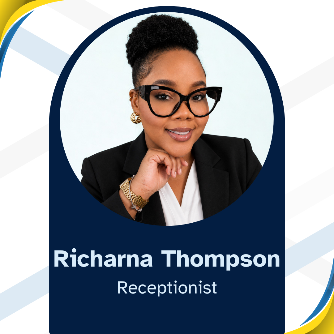 Richarna Thompson, Receptionist