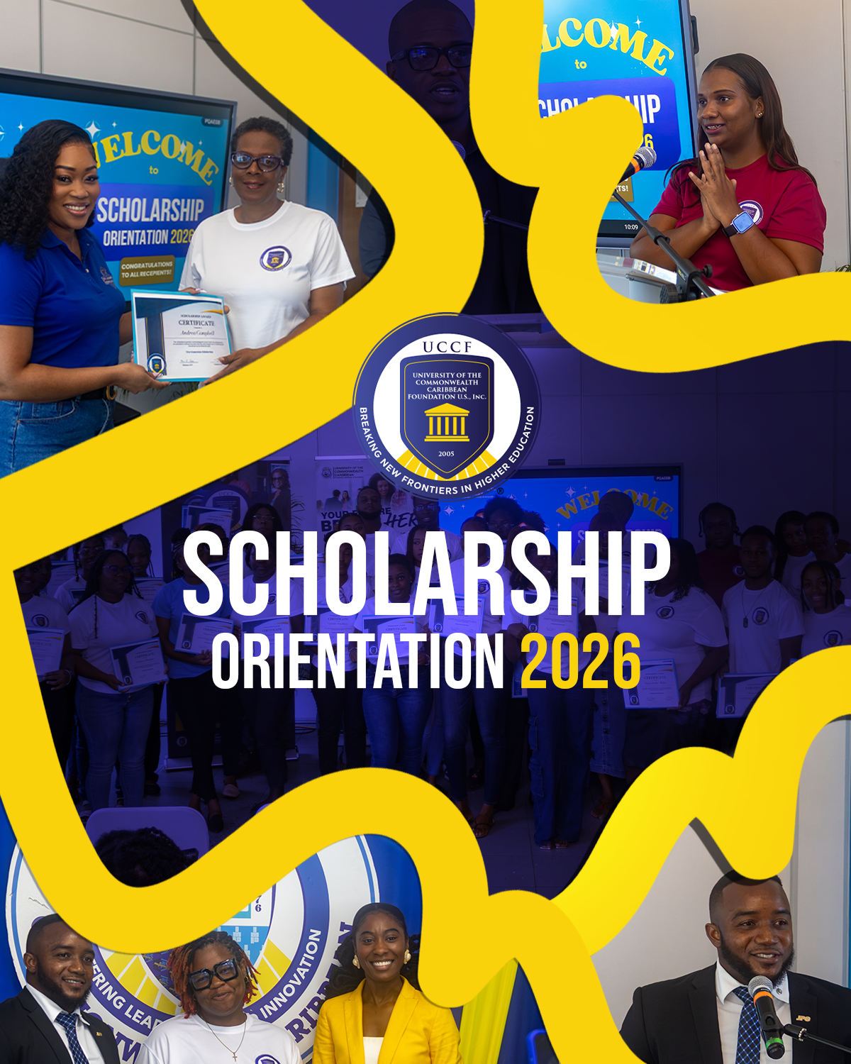UCC Scholarship Orientation Collage